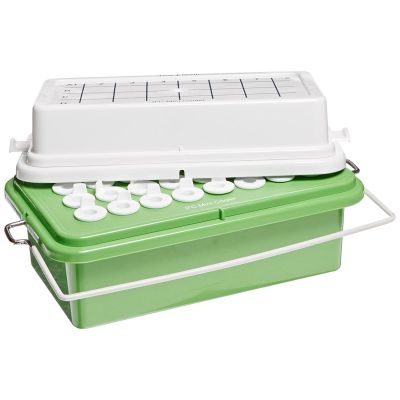 32-PLACE MINI BENCHTOP COOLERS, Gel Lid, Green
