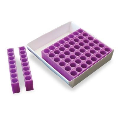 TRACRACK® TUBE RACK & CRYO STORAGE BOX, purple