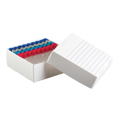 THIN FILM FREEZER BOXES,  1.5/2mL, 81-Place, White
