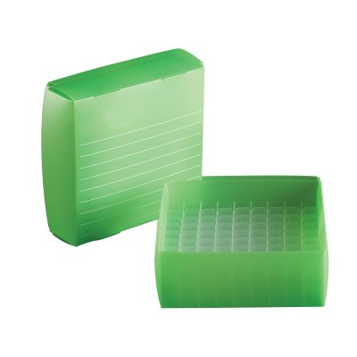 THIN FILM FREEZER BOXES,  1.5/2mL, 81-Place, Green
