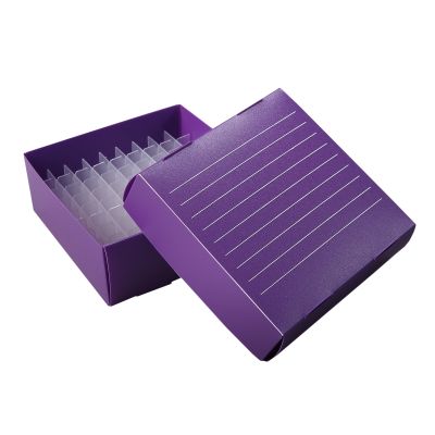 THIN FILM FREEZER BOXES,  1.5/2mL, 81-Place, Purple
