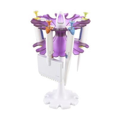 Universal Carousel Pipette Stand, Purple/Clear