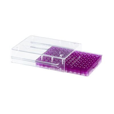 Low Temp PCR® Rack, 96 well, Purple