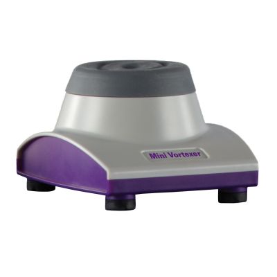 MINI VORTEXER WITH TOUCH START FUNCTION, Universal, Grey/Purple