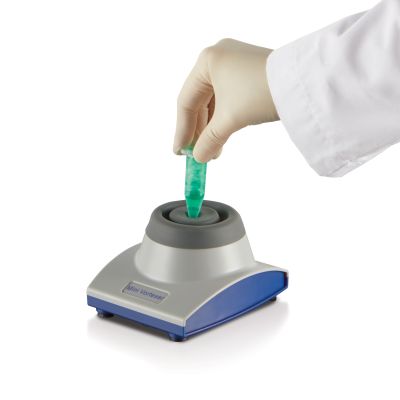 MINI VORTEXER WITH TOUCH START FUNCTION, Universal, Grey/Blue