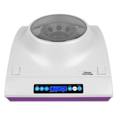 CLINICAL BENCHTOP CENTRIFUGE, Grey/Purple
