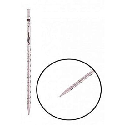 SEROLOGICAL PIPETTES, WIDE TIP, GRADUATED TO TIP, 10 ml