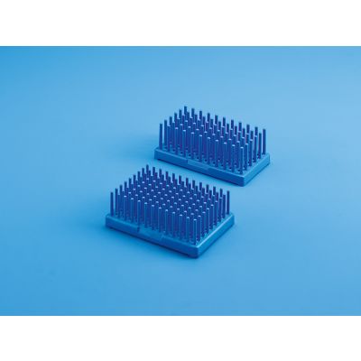 Test Tube Peg Rack Blue-RPP-17mm