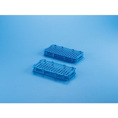 POLYGRID Stand 128 places 1.5/2 ml Micro Tubes-RPP-Blue-