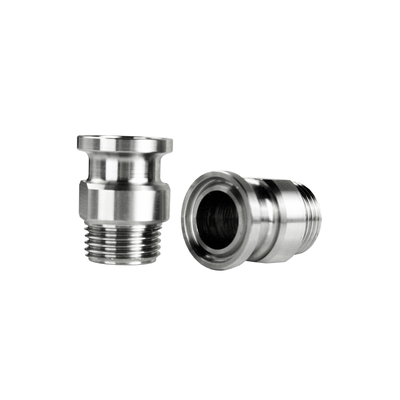 P-FM30-TC  Tri-clamp connections G1/4" - TC 1/2" DIN 32676-C (liquid inlet) G3/8" - TC 3/4" DIN 32676-C (product outlet)
