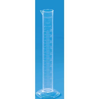 Measuring Cylinder Class B Blue Raised Graduation PP-10ml