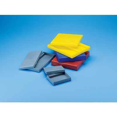 Slide Box for Microscope PS-Blue-25 places