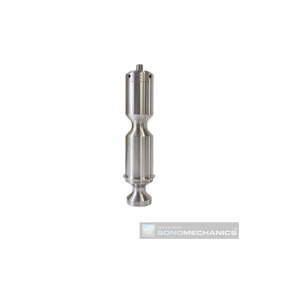 BSP-3600 HBHB-F20D45G5s This horn is typically supplied with the ISP-3600. It is used for flow-through applications involving low-viscosity liquids. It can also be used for batch-mode processing.

