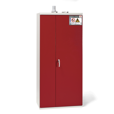 Gas cylinder storage cabinet, Model Supreme L, Supreme Line, Wing Door Technology, 1 Storage Area