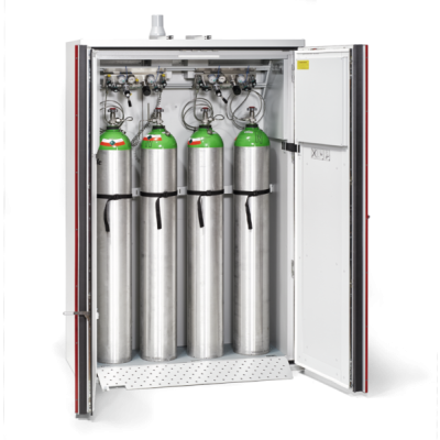 Gas cylinder storage cabinet, Model Supreme XXL, Supreme Line, Wing Door Technology, 1 Storage Area