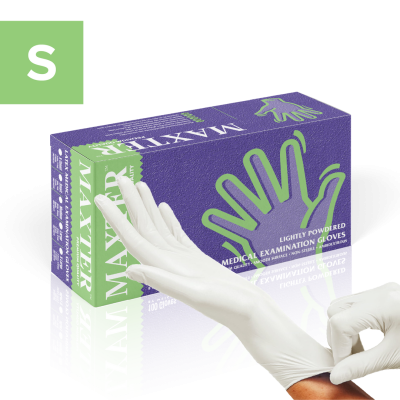 Latex Gloves Powdered 100 pcs S