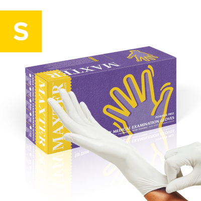 Latex Gloves Powder Free 100 pcs S