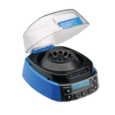 GUSTO® HIGH-SPEED MINI CENTRIFUGE, Universal Plug, Blue
