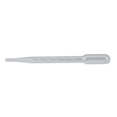 Transfer Pipette 3mL 20 Wrap Sterile, Natural 