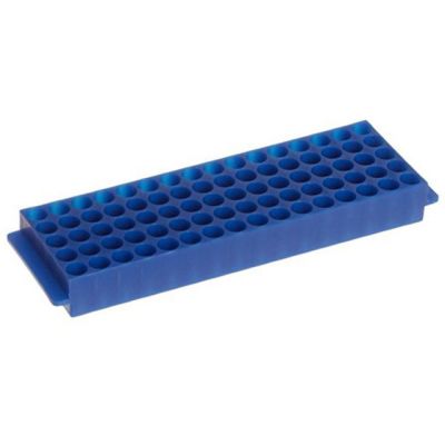 80-Well Microtube Rack, Blue