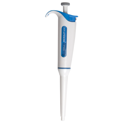 NERO Single Channel Micropipette with Unical® & µAir® Technology, Fixed Volume, Fully Autoclavable, 1 μl