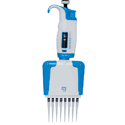 RBO Eight Channel Micropipette, Variable Volume, Fully Autoclavable, 0.5-10 μl