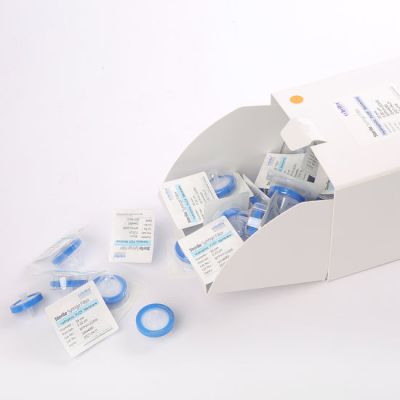 0.22μm Hydrophilic PVDF Syringe Filters for Sterile Filtration, Sterile Individually Packed Diameter:25mm, Pre-filter0.65μm，Pore Size: 0.22μm
