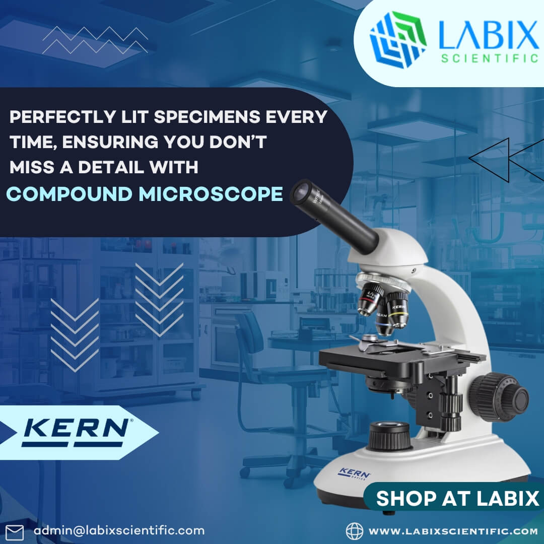 Experience Flawless Clarity with Every Specimen – KERN Compound Microscope!